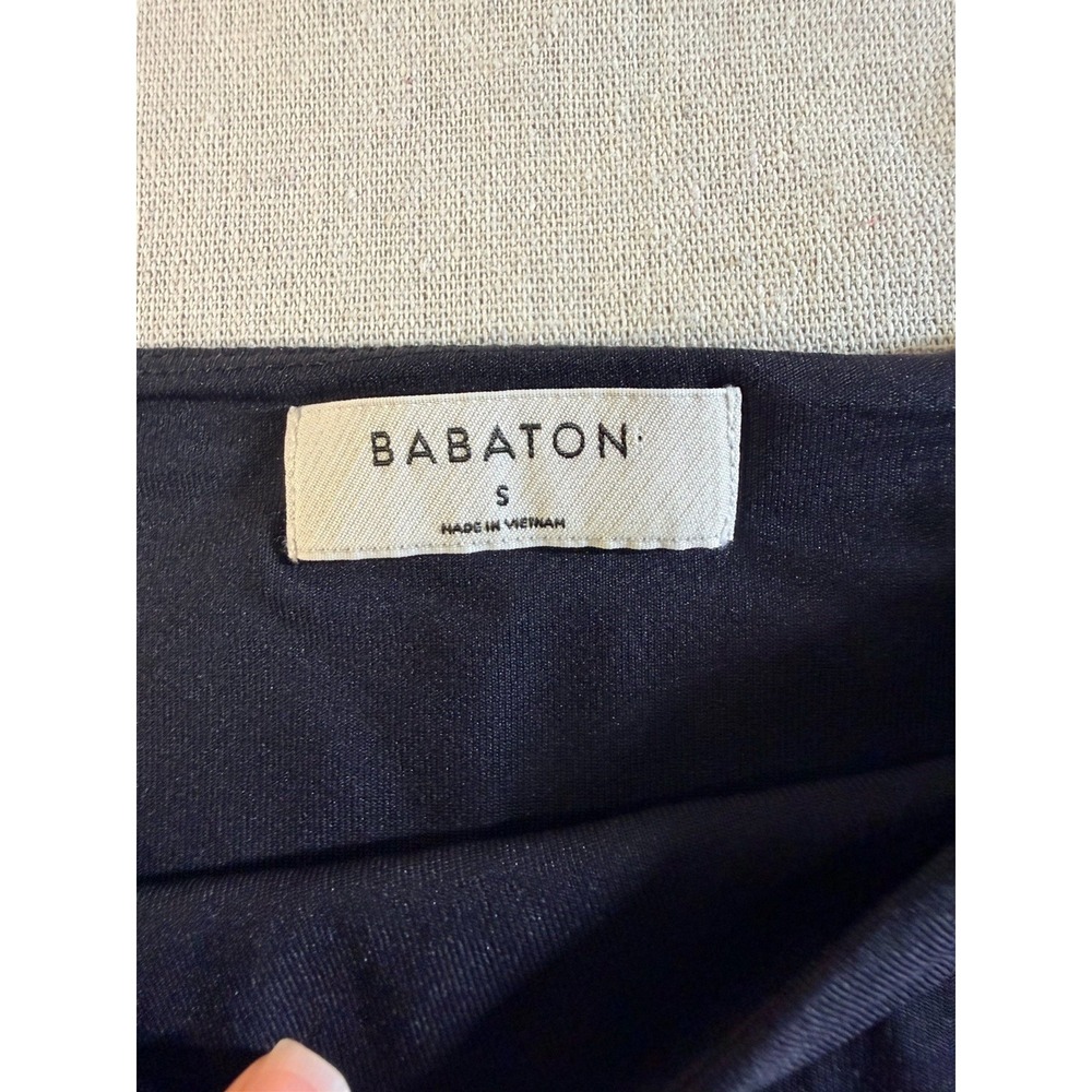 Aritzia Babaton Contour Bodysuit Black, Square Neck, Long Sleeve, S
